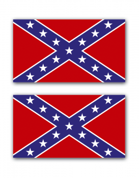 Aufkleber Südstaaten Flagge 2 Stück